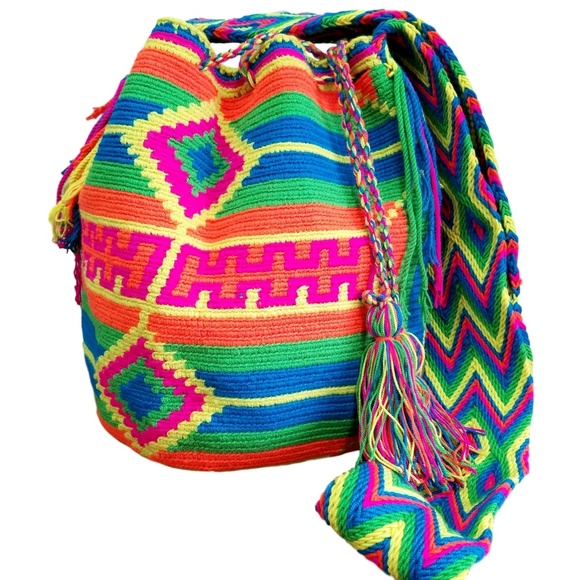 Handbags - NWT HANDMADE WAYUU HANDBAG BOHEMIAN TOTE CROSSBODY